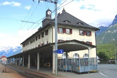 Scuol, Rhätische Bahn, 10. July 2004